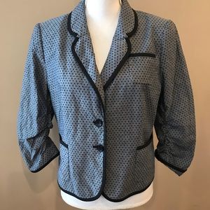 Polka dot blazer